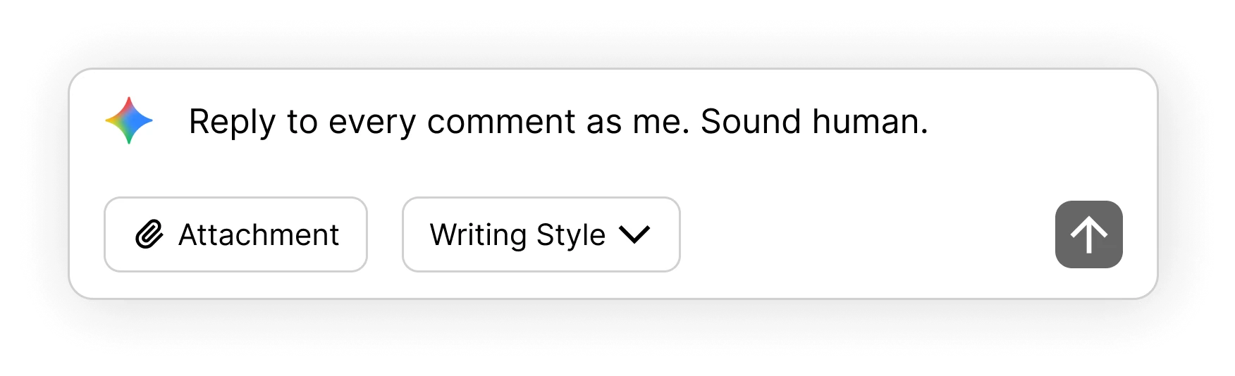 AI prompt: Reply to every comment as me
